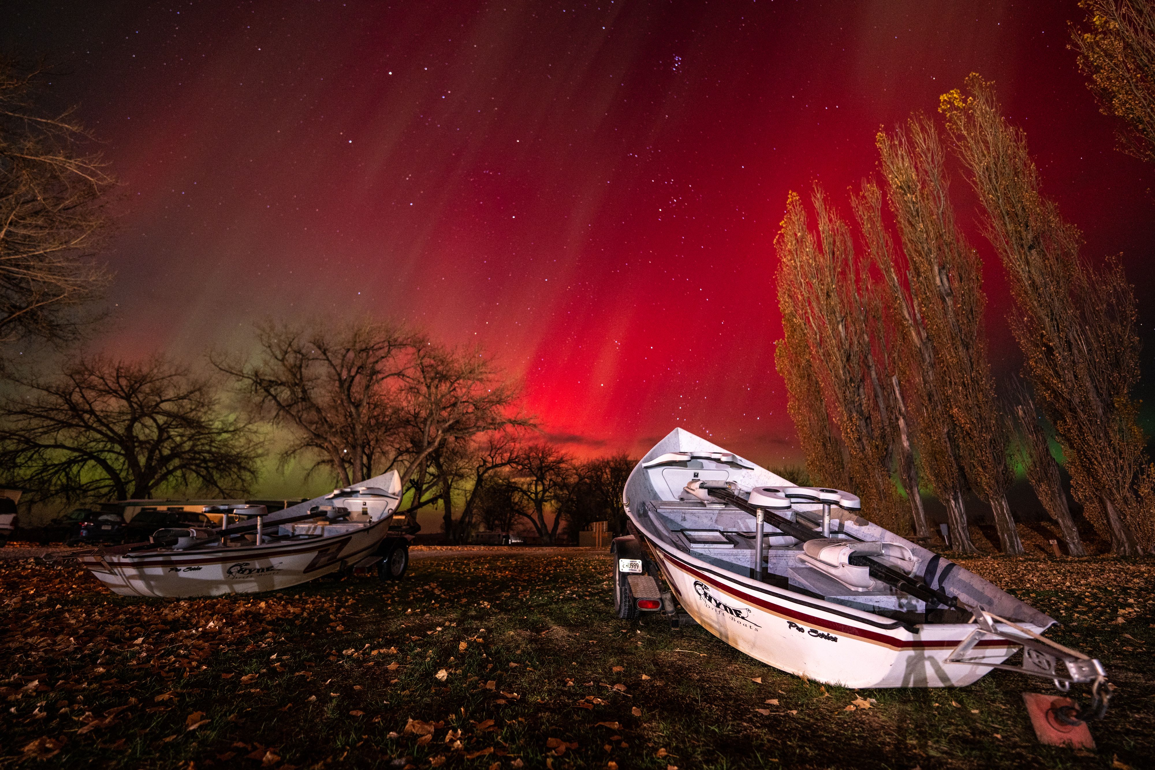 Aurora and the Boats